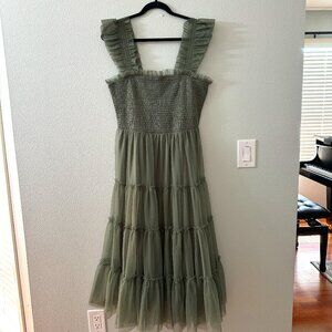 Baltic Born Green Midi Dress